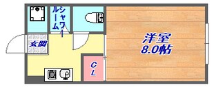 サンハイツ勝野の物件間取画像